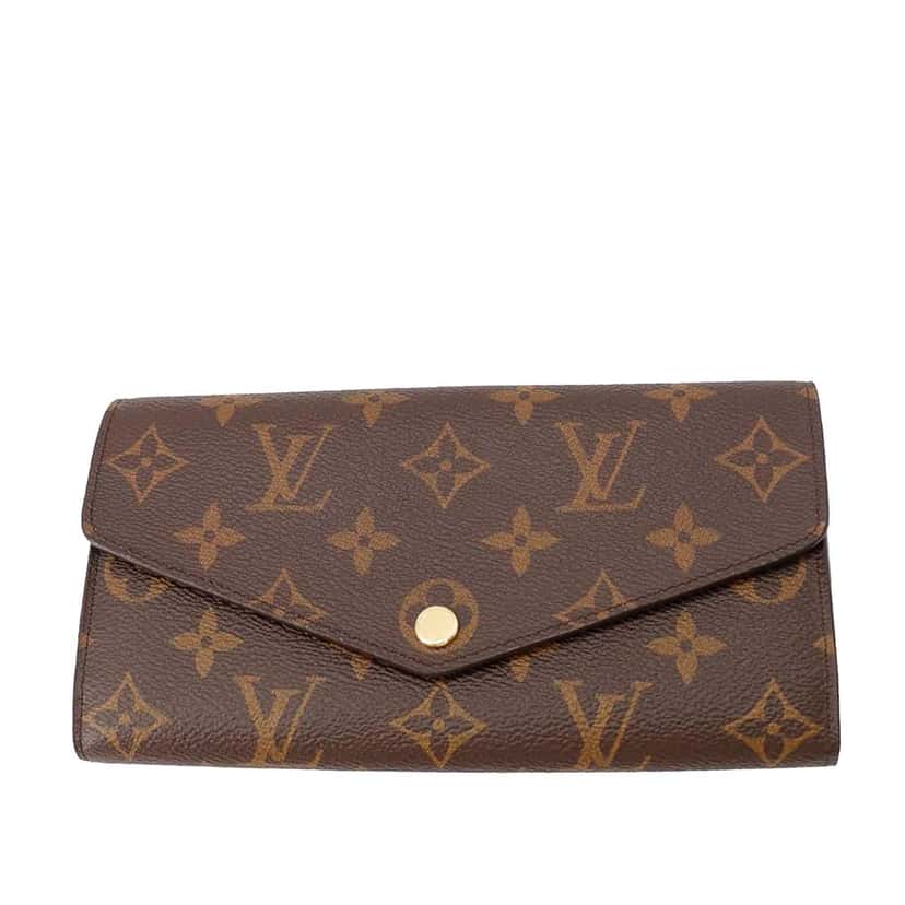 Louis Vuitton Monogram Portefeuille Sarah Brown Very good condition - Front View
