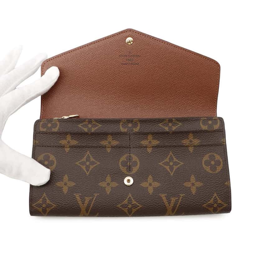 Louis Vuitton Monogram Portefeuille Sarah Brown Very good condition - Model View