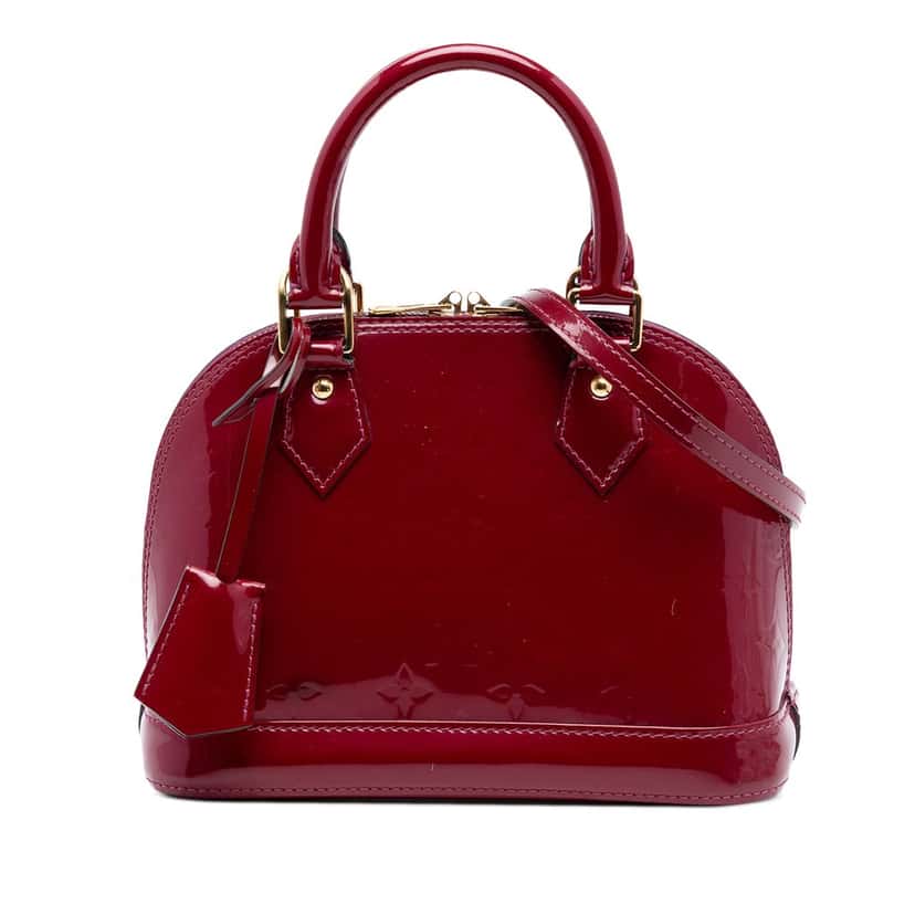 Louis Vuitton Monogram Vernis Alma BB Pink Leather Very good condition - Front View