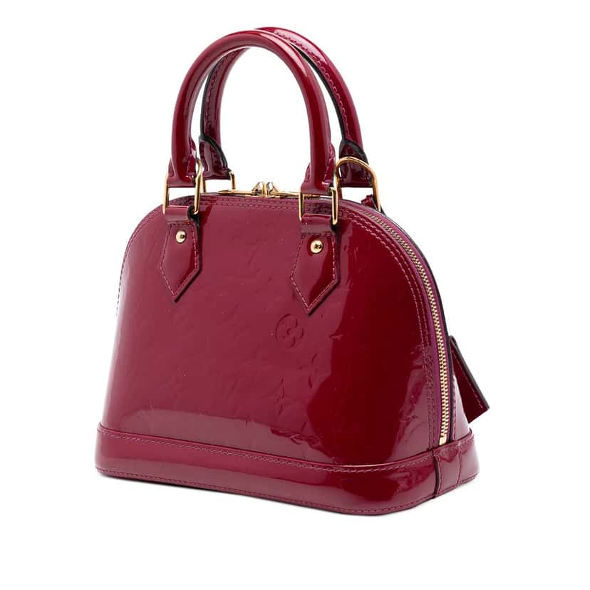 Louis Vuitton Monogram Vernis Alma BB Pink Leather Very good condition - Back View