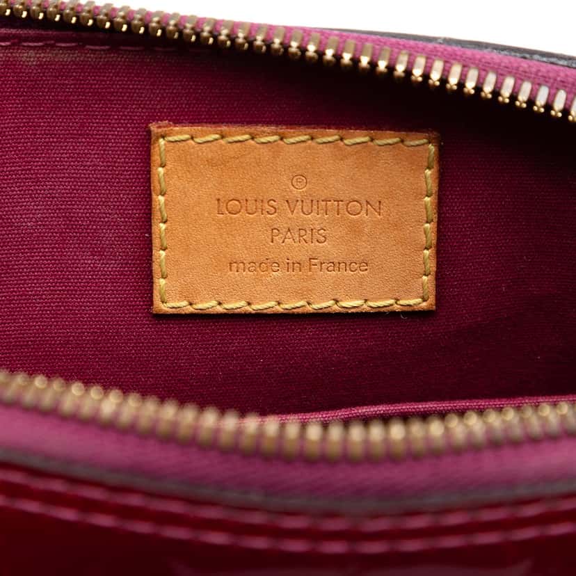 Louis Vuitton Monogram Vernis Alma BB Pink Leather Very good condition - Box View
