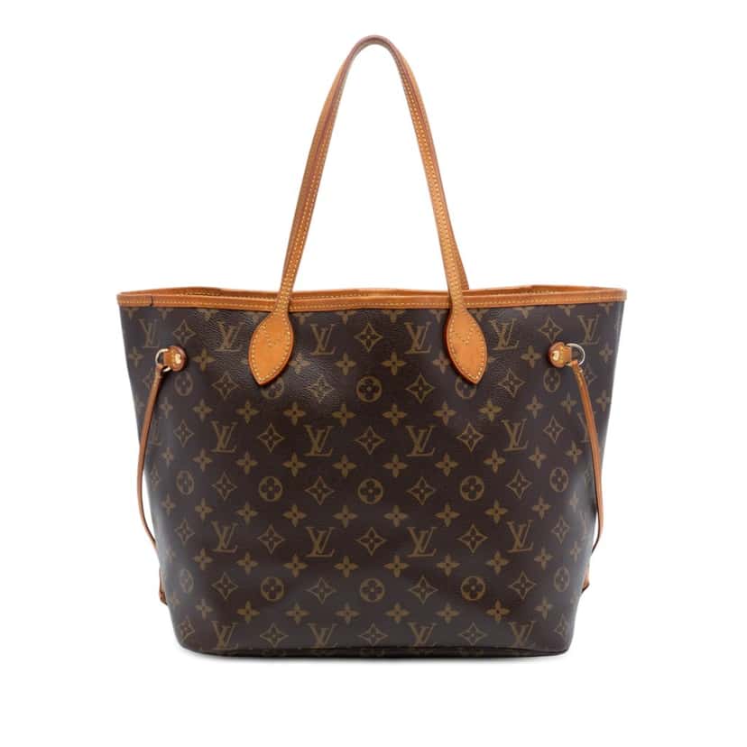 Louis Vuitton Monogram Neverfull MM Brown Very good condition - Front View