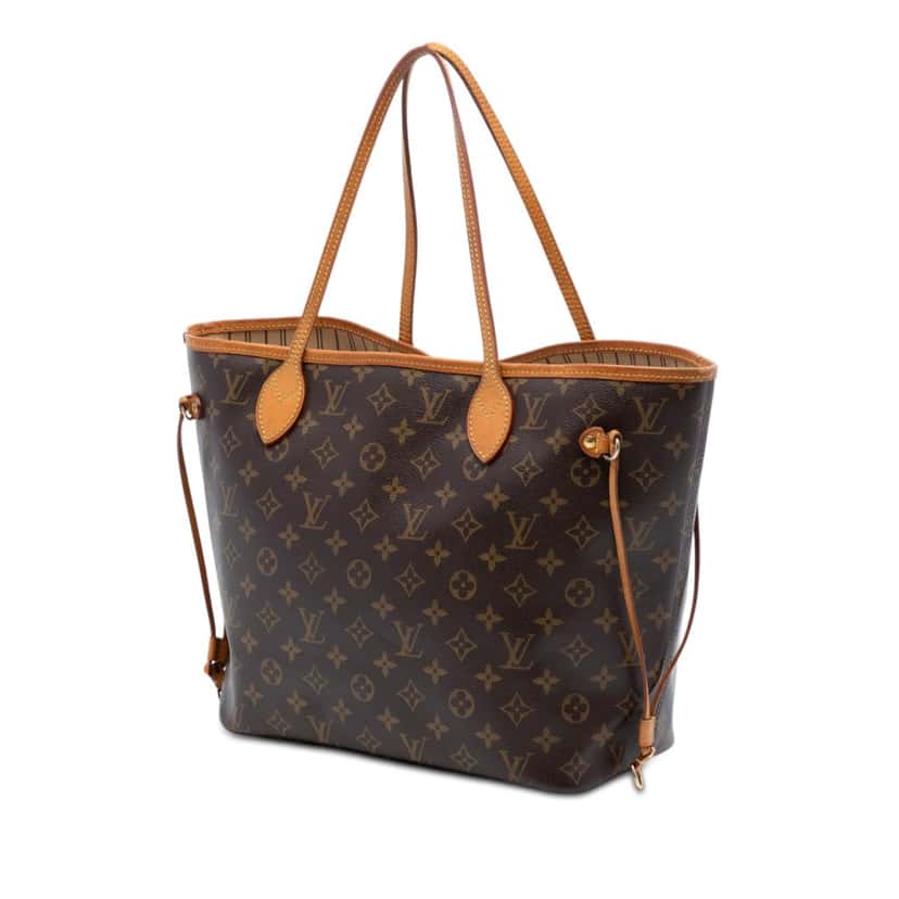 Louis Vuitton Monogram Neverfull MM Brown Very good condition - Back View