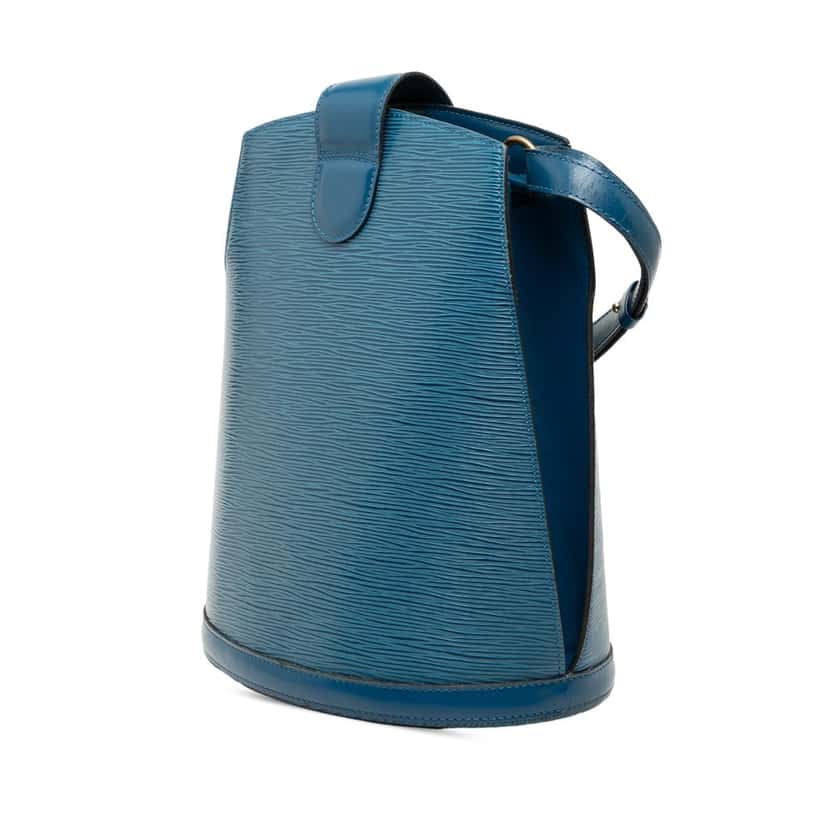 Louis Vuitton Epi Cluny Blue Leather Very good condition - Back View