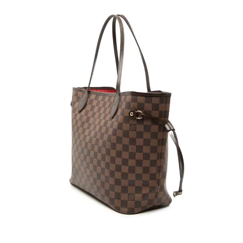 Louis Vuitton Damier Ebene Neverfull MM Brown Very good condition - Back View