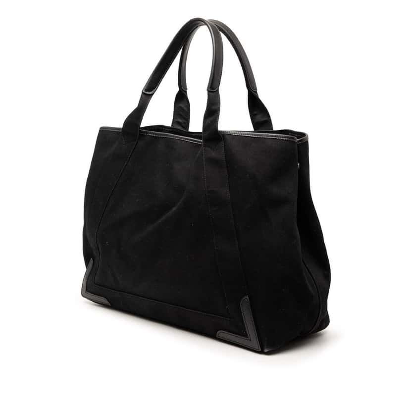 Balenciaga Denim Navy Cabas Tote M Black Very good condition - Back View