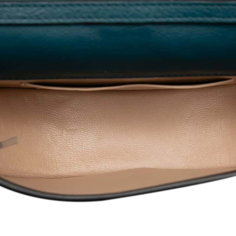 Chloé Mini Calfskin Nile Bracelet Satchel Blue Leather Very good condition - Model View