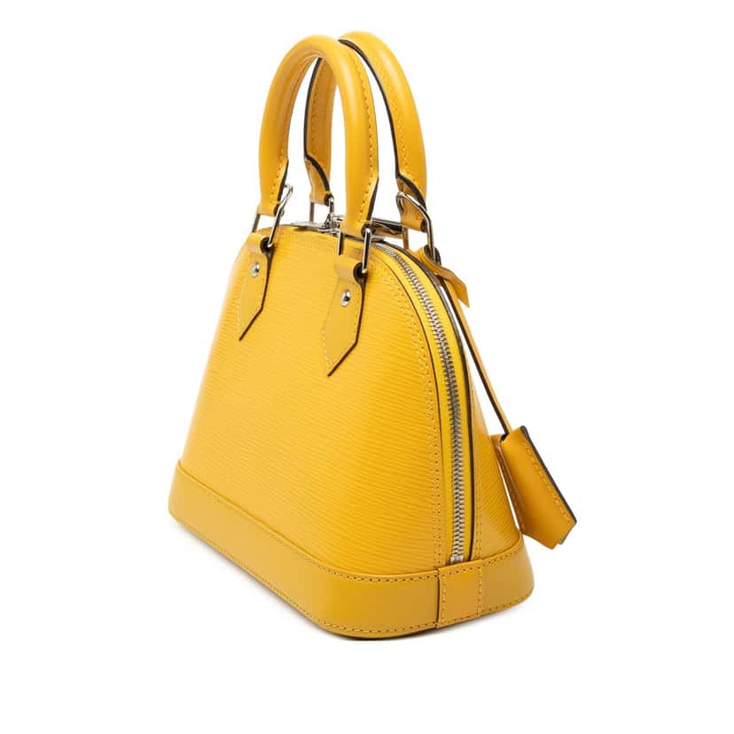 Louis Vuitton Epi Alma BB Yellow Leather Very good condition - Back View