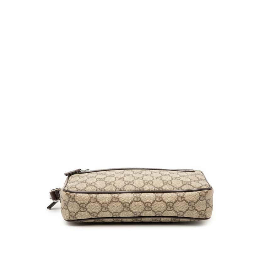 Gucci GG Supreme Clutch Beige Very good condition - Inside View