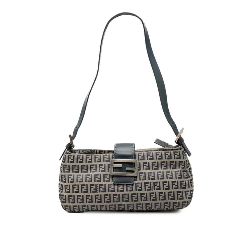 Fendi Zucchino Canvas Shoulder Bag Other Good condition - Front View
