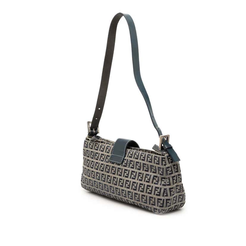 Fendi Zucchino Canvas Shoulder Bag Other Good condition - Back View
