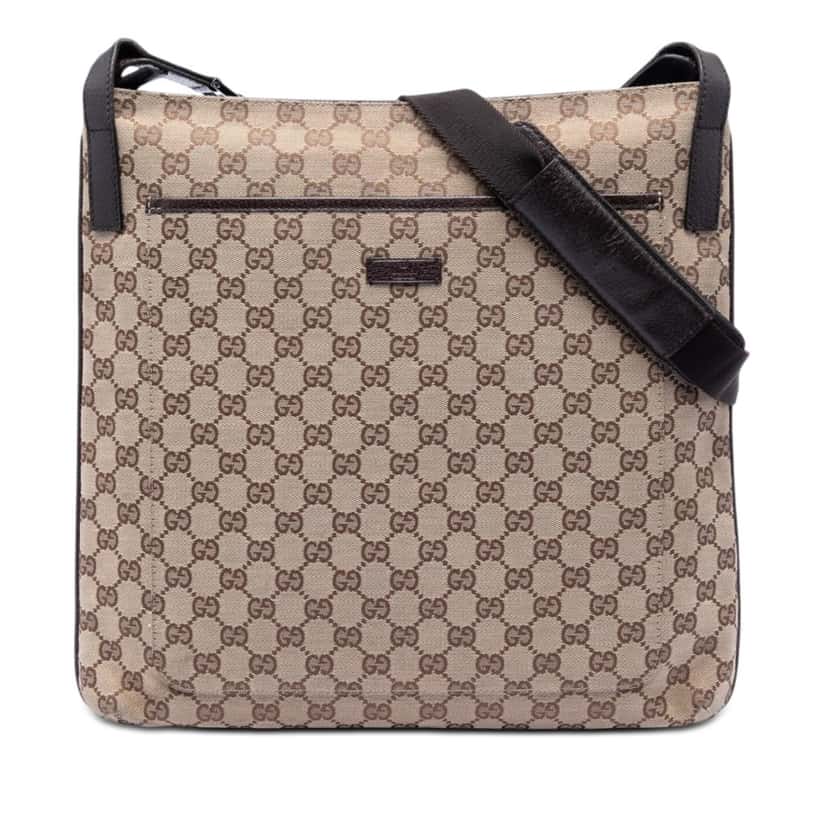 Gucci GG Canvas Crossbody Beige Very good condition - Front View
