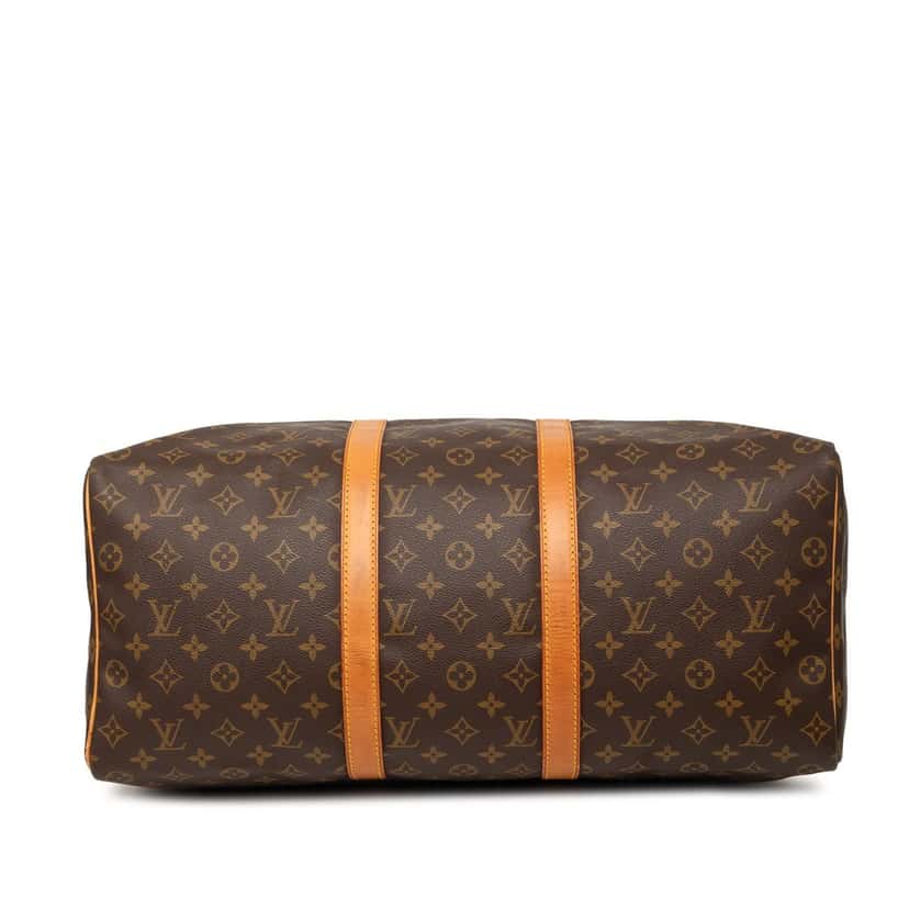 Louis Vuitton Monogram Keepall 50 Brown Good condition - Inside View