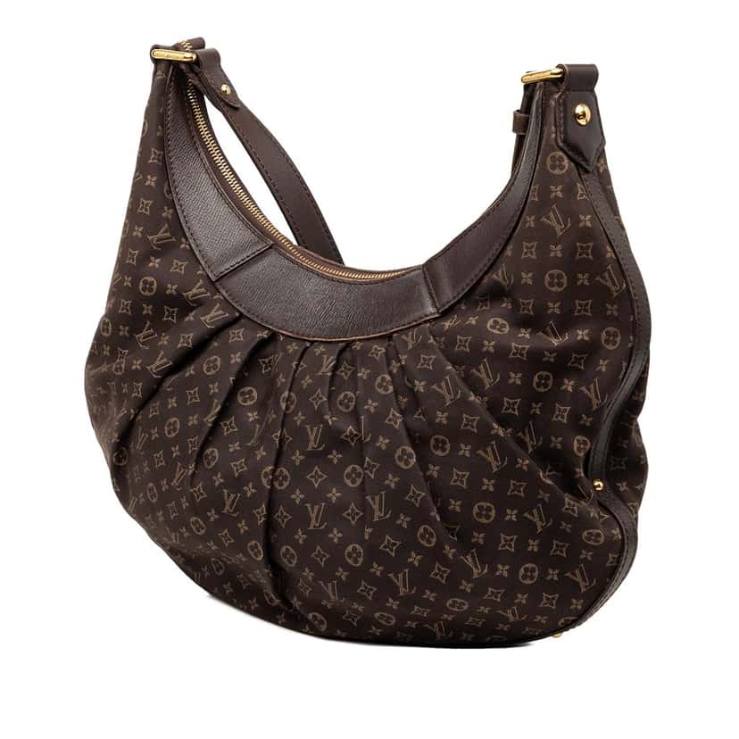 Louis Vuitton Monogram Mini Lin Rhapsody MM Brown Very good condition - Back View