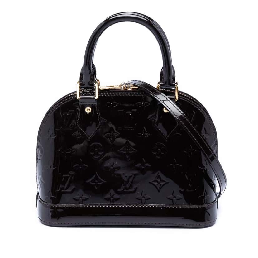 Louis Vuitton Monogram Vernis Alma BB Purple Leather Very good condition - Front View