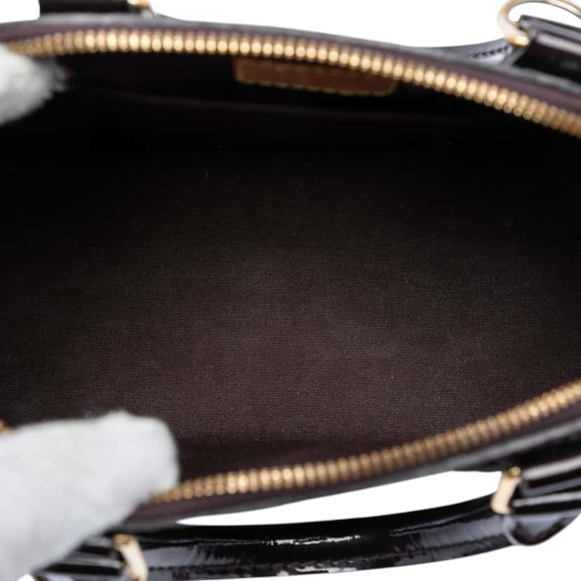 Louis Vuitton Monogram Vernis Alma BB Purple Leather Very good condition - Model View