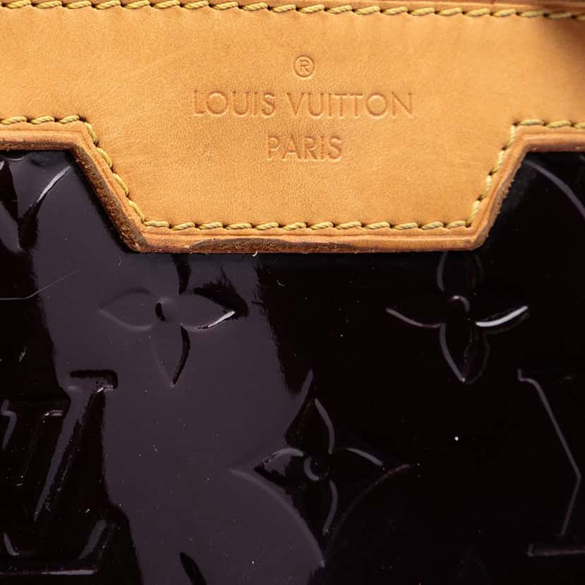 Louis Vuitton Monogram Vernis Brea MM Purple Leather Very good condition - Box View