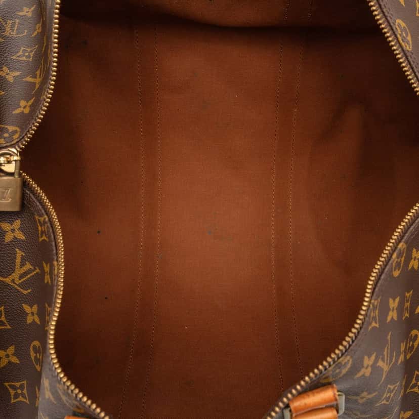Louis Vuitton Monogram Keepall 50 Brown Good condition - Model View