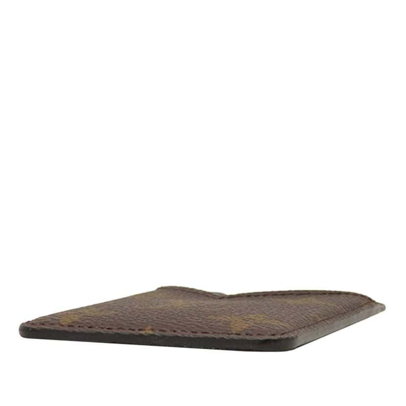 Louis Vuitton Monogram Macassar Magnetic Card Holder Brown Very good condition - Inside View