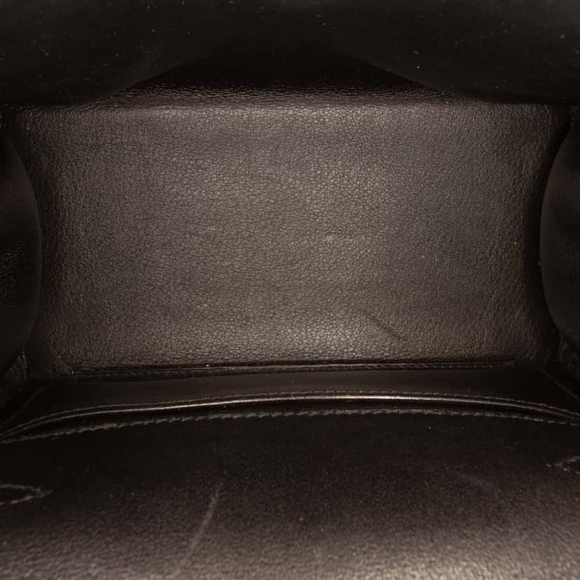 Hermès Mini Gulliver Kelly Retourne 20 Black Leather Very good condition - Model View