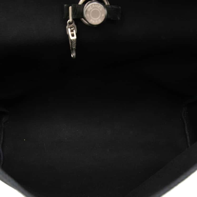 Hermès Toile Herbag MM Black Very good condition - Model View