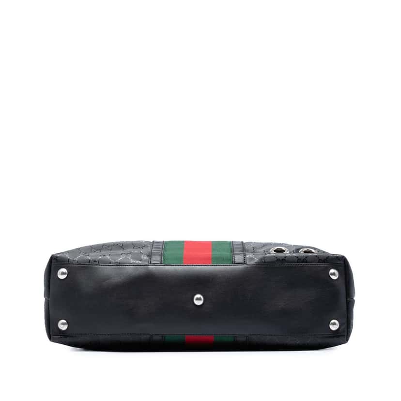 Gucci Fiat 500 Large GG Imprime Web Tote Black Good condition - Inside View