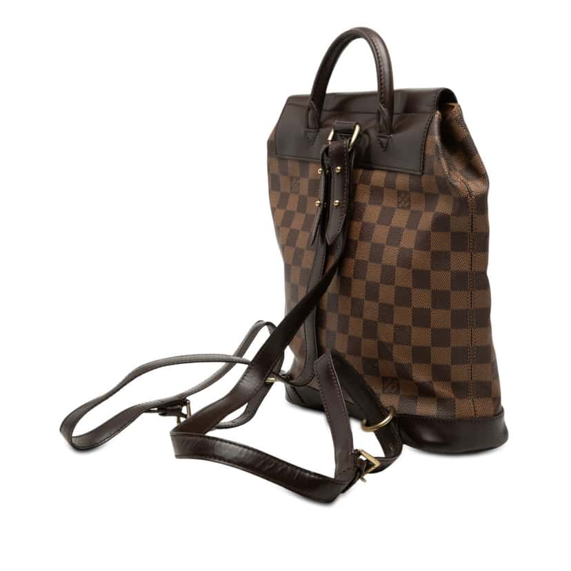Louis Vuitton Damier Ebene Soho Brown Good condition - Back View
