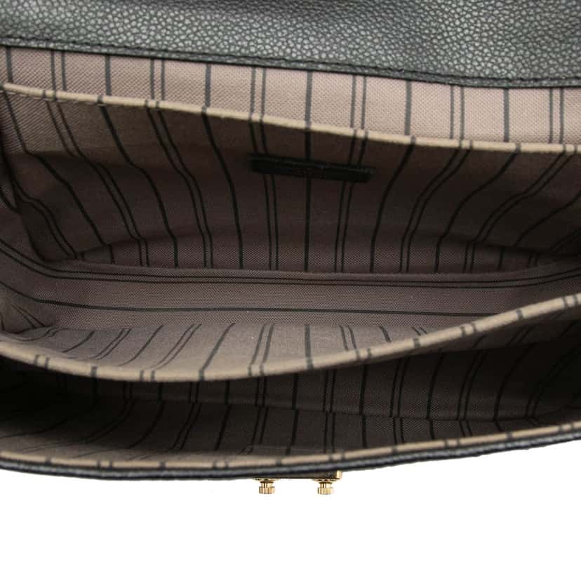 Louis Vuitton Monogram Empreinte Pochette Metis Black Leather Very good condition - Model View