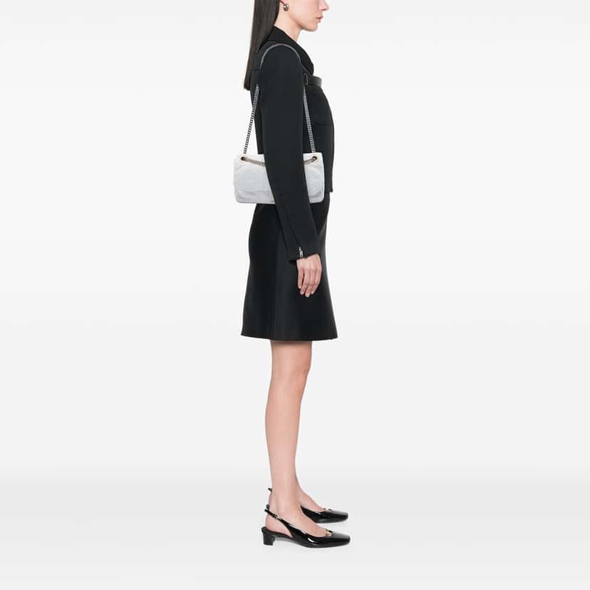 Chanel Perforated Calfskin Reissue 2.55 Drill Flap White Leather Very good condition - Box View