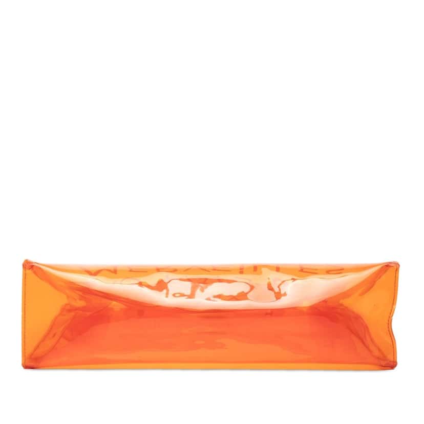 Hermès Vinyl Souvenir De L Exposition Kelly Handbag Orange Plastic Very good condition - Inside View