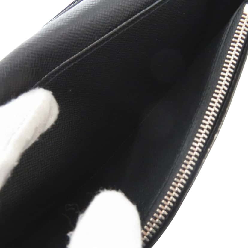 Louis Vuitton Monogram Eclipse Sunrise Brazza Wallet Black Very good condition - Inside View