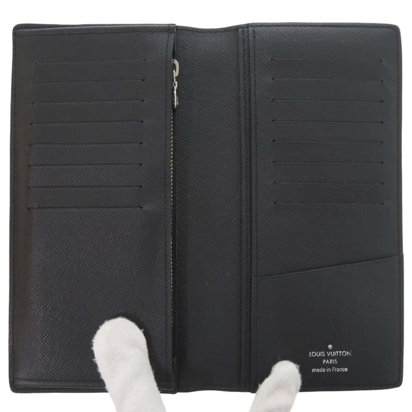 Louis Vuitton Monogram Eclipse Sunrise Brazza Wallet Black Very good condition - Model View