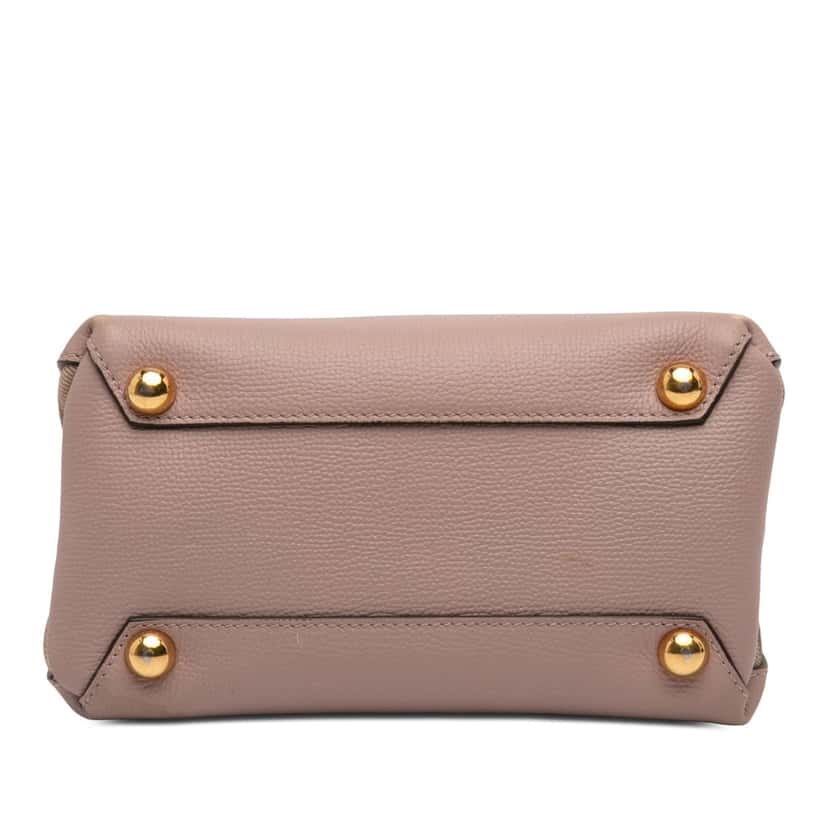Burberry Small Leather and House Check Banner Satchel Pink Leather Very good condition - Inside View