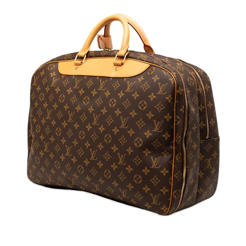Louis Vuitton Monogram Alize 24 Heures Brown Very good condition - Back View