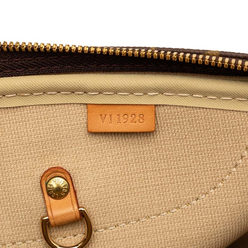 Louis Vuitton Monogram Alize 24 Heures Brown Very good condition - Box View