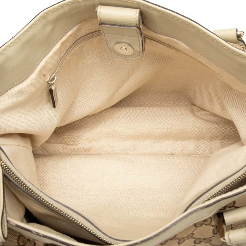Gucci GG Canvas Sukey Tote Beige Very good condition - Model View