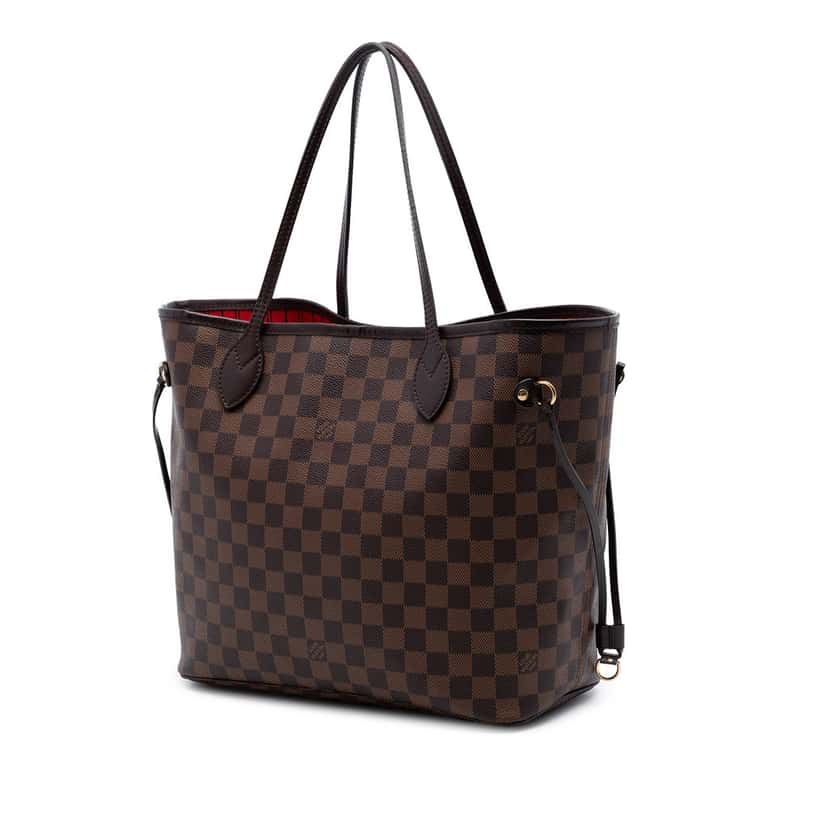 Louis Vuitton Damier Ebene Neverfull MM Brown Very good condition - Back View