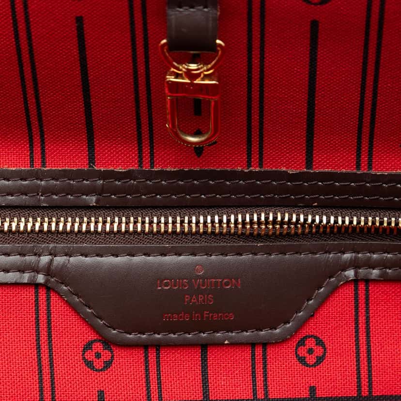 Louis Vuitton Damier Ebene Neverfull MM Brown Very good condition - Box View