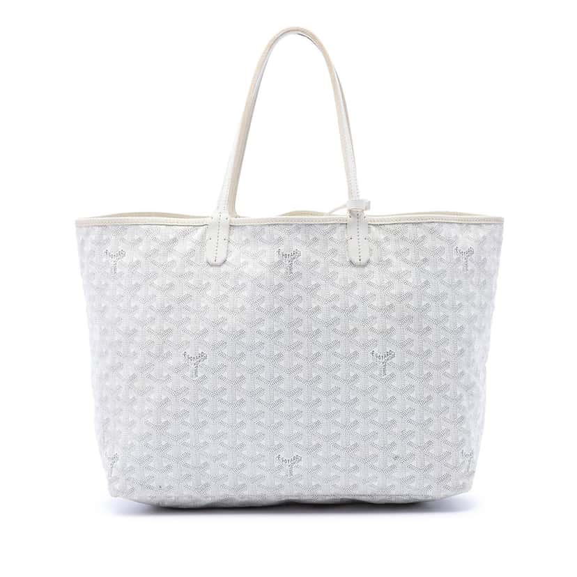 Goyard Goyardine Saint Louis PM White Very good condition - Front View