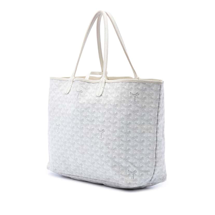 Goyard Goyardine Saint Louis PM White Very good condition - Back View