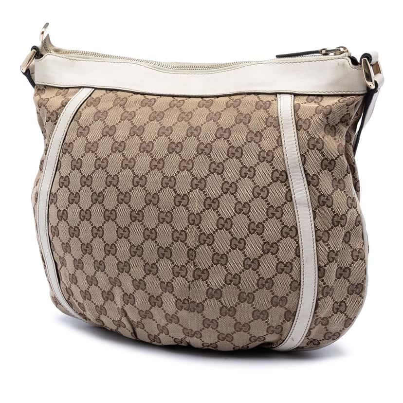 Gucci GG Canvas Abbey D Ring Crossbody Beige Very good condition - Back View
