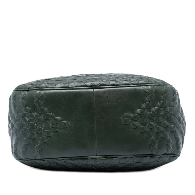 Bottega Veneta Large Nappa Intrecciato Maggiore Tote Green Leather Very good condition - Inside View