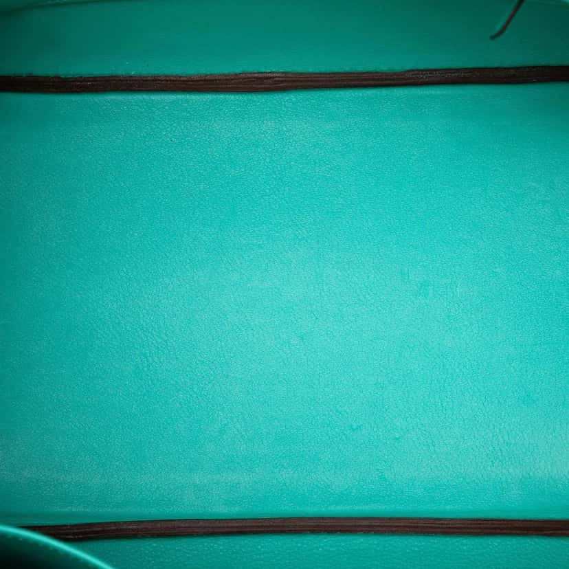 Hermès Swift Birkin Retourne 35 Blue Leather Very good condition - Model View