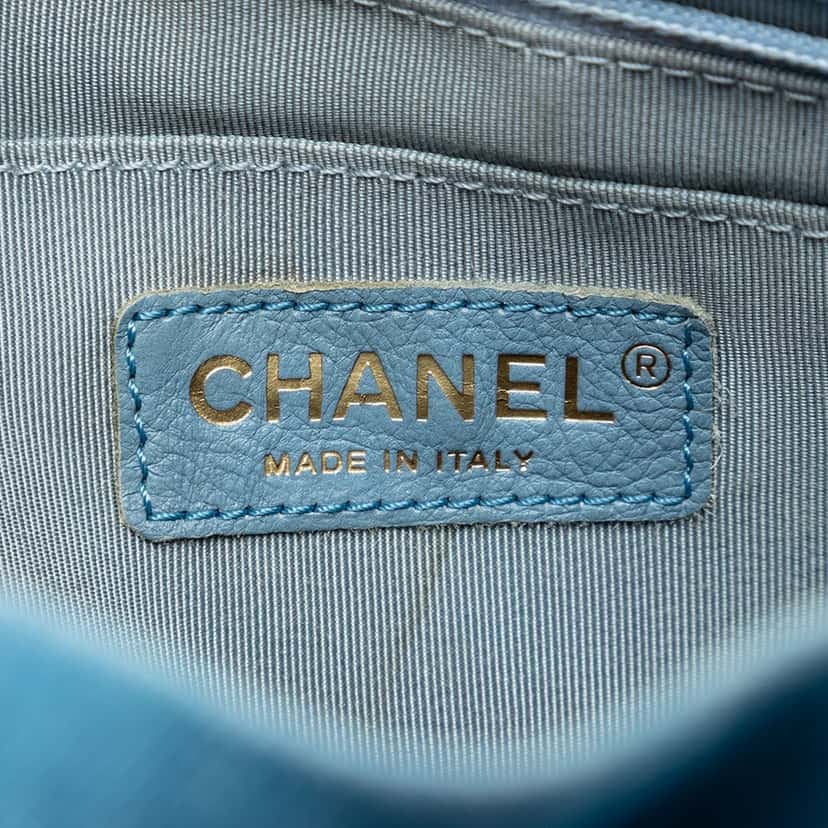 Chanel Large Denim Urban Spirit Backpack Blue Very good condition - Box View