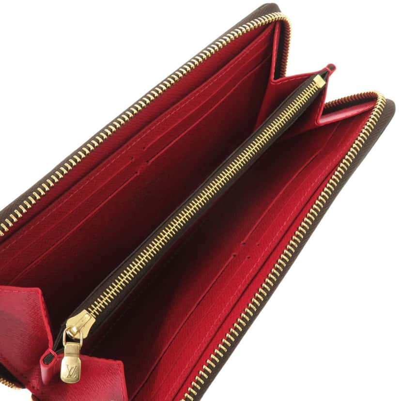 Louis Vuitton Damier Ebene Zippy Long Wallet Brown Very good condition - Inside View