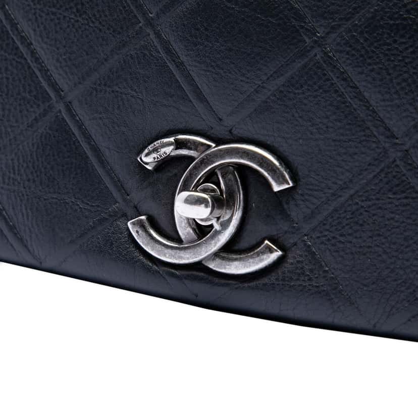 Chanel Small Diamond Embossed Calfskin New Chic Flap Other Leather Very good condition - Box View