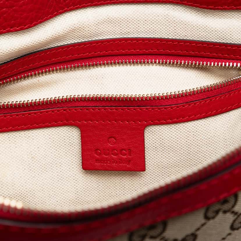 Gucci GG Canvas Bella Satchel Beige Very good condition - Box View