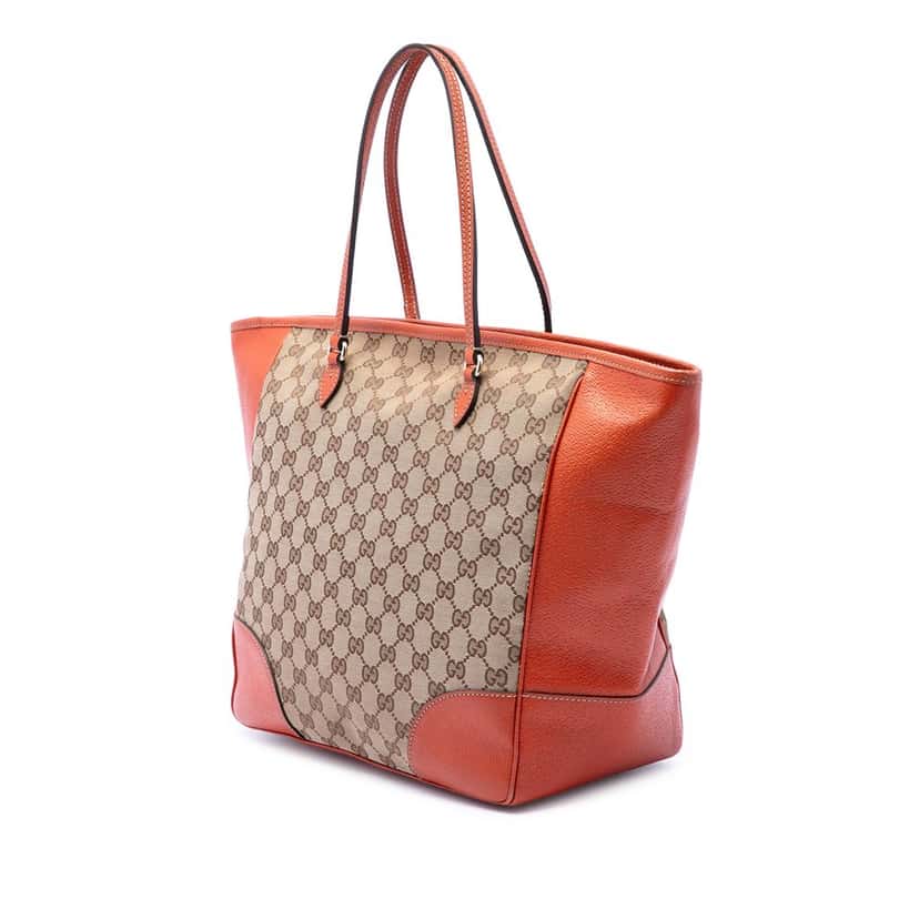 Gucci GG Canvas Bree Tote Beige Very good condition - Back View