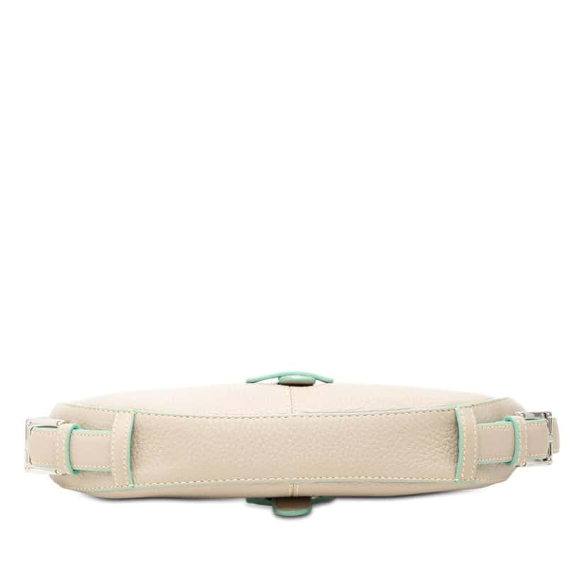 Loewe Mini Pebbled Leather Boat Bag Beige Leather Very good condition - Inside View