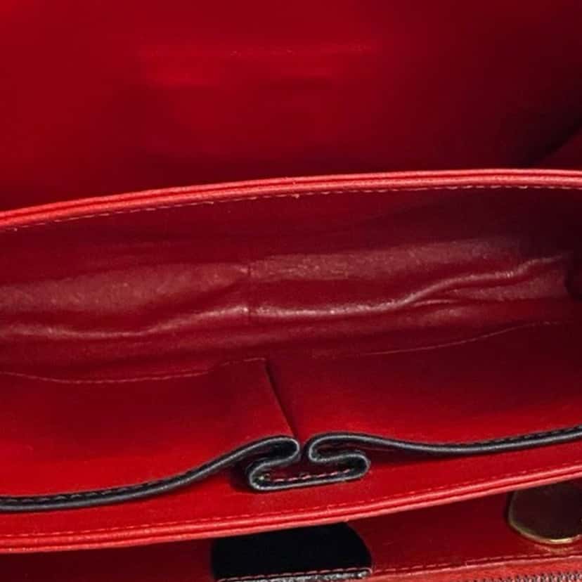 Celine Calfskin Circle Logo Crossbody Black Leather Very good condition - Model View